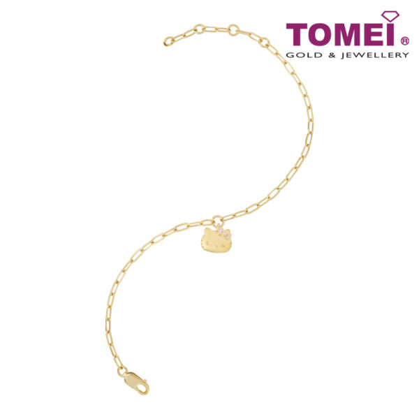 TOMEI Hello Kitty Bracelet, Yellow Gold 916