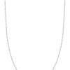 TOMEI Needle-Nose Chain, White Gold 585 (WHTD035)