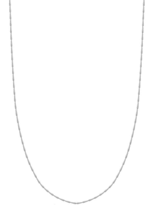 TOMEI Needle-Nose Chain, White Gold 585 (WHTD035)
