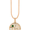 TOMEI Nephrite Collection Fu-Zi Pendant, Rose Gold 750