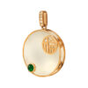 TOMEI Nephrite Collection Pendant, Rose Gold 750