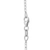 TOMEI Buckle Necklace, White Gold 375