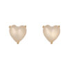 TOMEI Harvest Glow Collection, Nephrite Heart Earrings [Online Exclusive]
