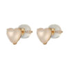 TOMEI Harvest Glow Collection, Nephrite Heart Earrings [Online Exclusive]