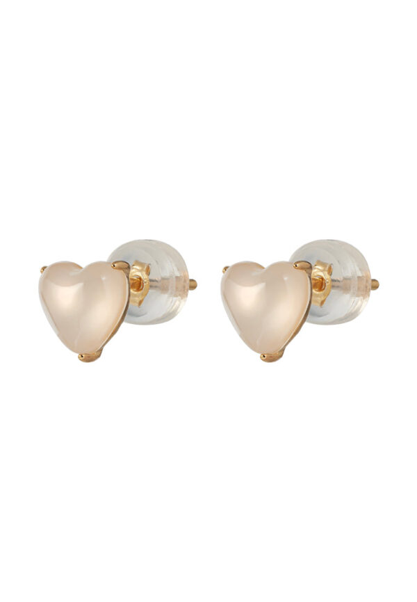 TOMEI Harvest Glow Collection, Nephrite Heart Earrings [Online Exclusive]