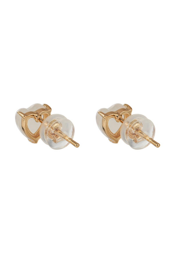 TOMEI Harvest Glow Collection, Nephrite Heart Earrings [Online Exclusive]