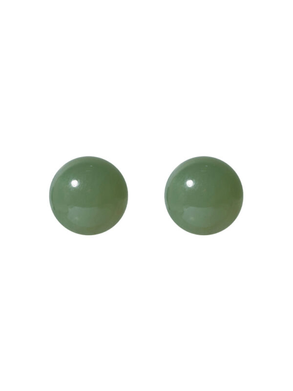 TOMEI Harvest Glow Collection, Green Nephrite Earrings [Online Exclusive]