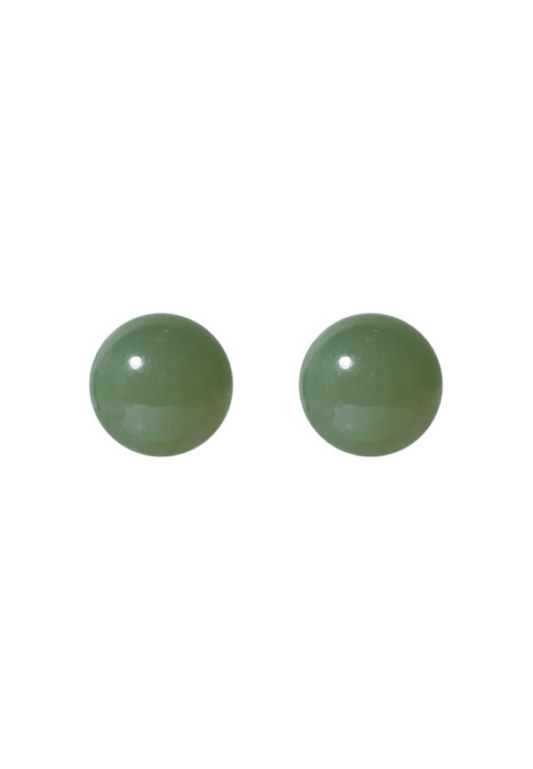TOMEI Harvest Glow Collection, Green Nephrite Earrings [Online Exclusive]