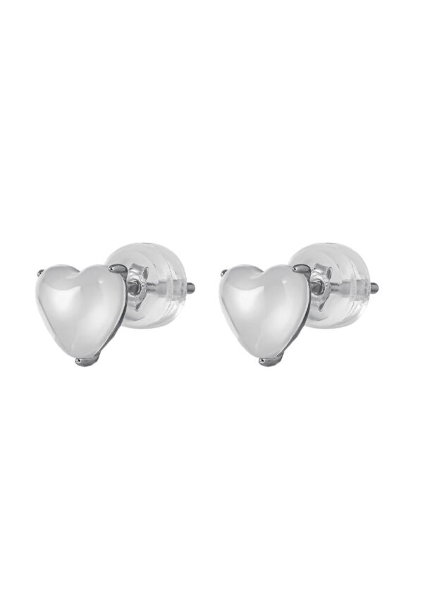 TOMEI Harvest Glow Collection, Nephrite Heart Earrings [Online Exclusive]