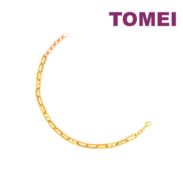 TOMEI Link Bracelet, Yellow Gold 750