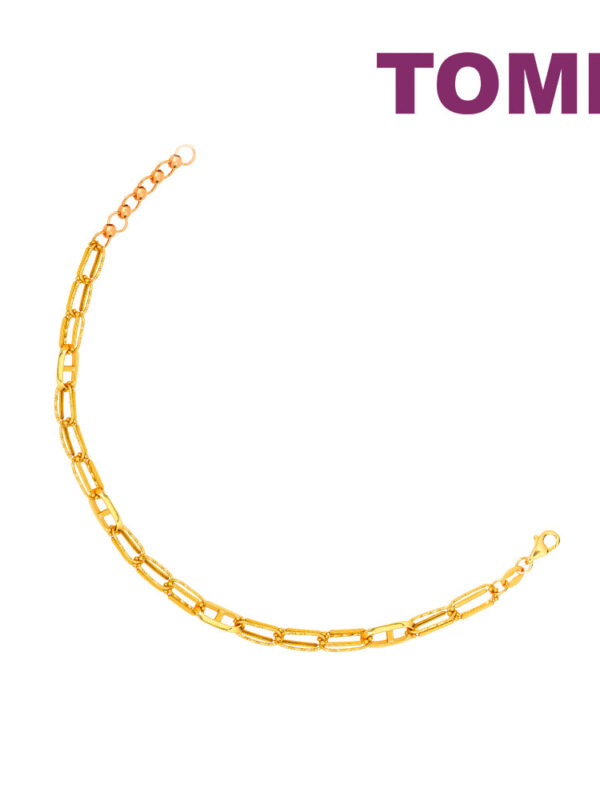 TOMEI Link Bracelet, Yellow Gold 750