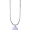 TOMEI Lilac Jade Buddha Pendant, White Gold 750