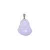 TOMEI Lilac Jade Buddha Pendant, White Gold 750
