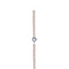 TOMEI Natural Pink Tone Pearl Necklace, White Gold 585