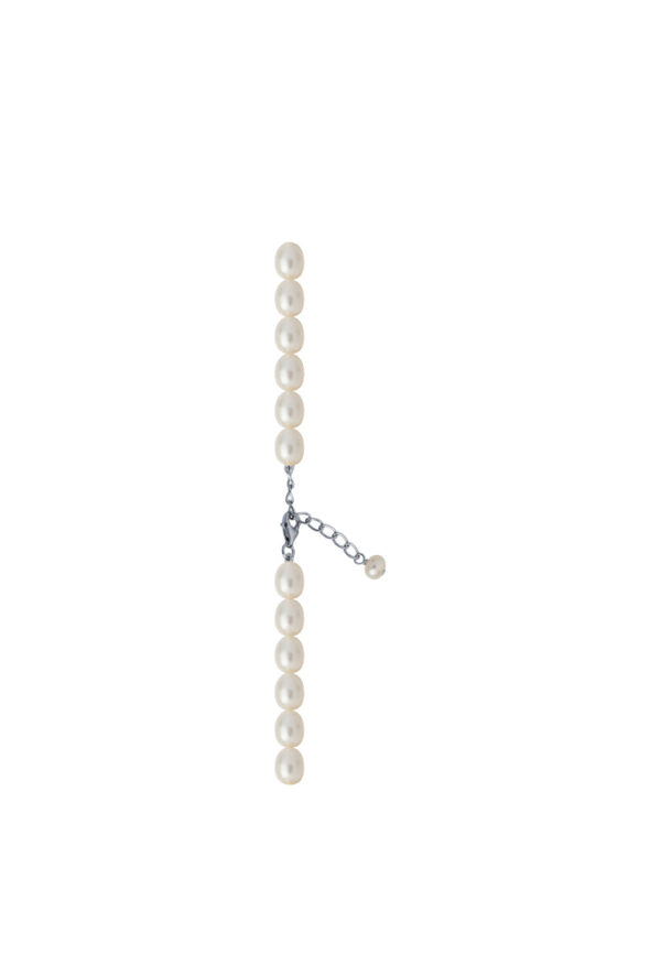 TOMEI Natural Pearl Necklace, Cream-White