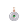 TOMEI Jade Of Completeness Pendant, Rose Gold 750