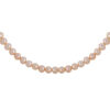 TOMEI Natural Pink Tone Pearl Necklace, White Gold 585