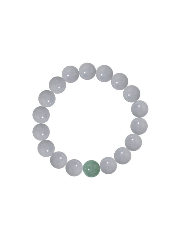 TOMEI Palace Grace, Purple Jade Bead Bracelet