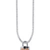 TOMEI Love Lock Collection Infinity Pendant, White Gold 750