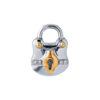 TOMEI Love Lock Collection Yellow Beary Pendant, White Gold 750