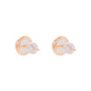 TOMEI Nephrite Collection Earrings, Rose Gold 750