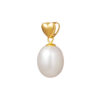 TOMEI  [Online Exclusive] Petite Heart Pearl Pendant, Yellow Gold 750