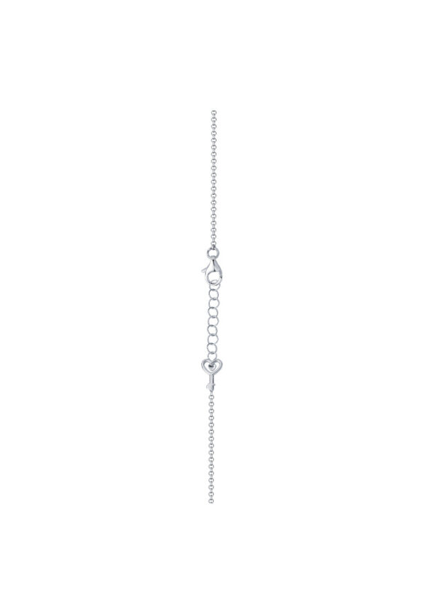 TOMEI Padlock Diamond Bracelet, White Gold 750