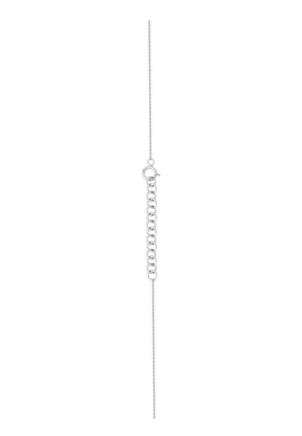 TOMEI Amour Diamond Necklace, White Gold 375