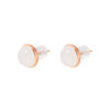 TOMEI Nephrite Collection Earrings, Rose Gold 750