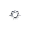 TOMEI Aircraft Charm, White Gold 585