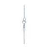 TOMEI Loving U Diamond Pendant Set, White Gold 585