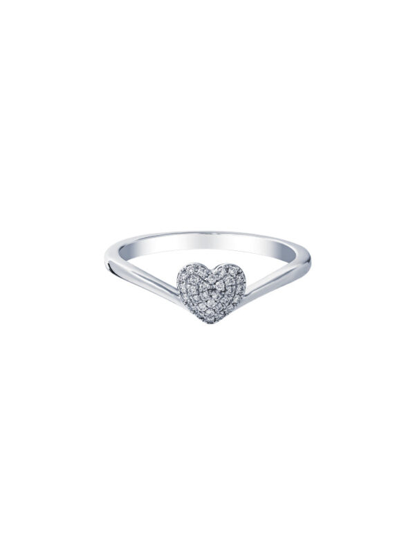 TOMEI Diamond Ring, White Gold 585
