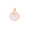 TOMEI Nephrite Collection Pendant, Rose Gold 750