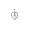 TOMEI Espoir Diamond Pendant, White Gold 375