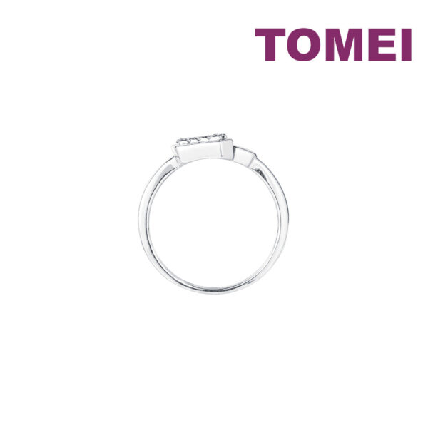 TOMEI Precious Diamond Ring, White Gold 375