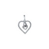 TOMEI Espoir Diamond Pendant, White Gold 375