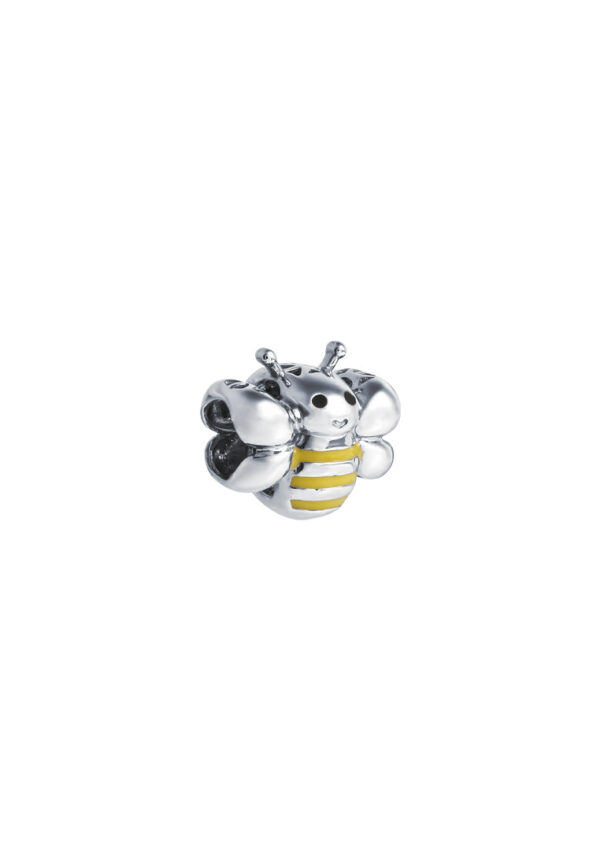 TOMEI Bee Charm, White Gold 585