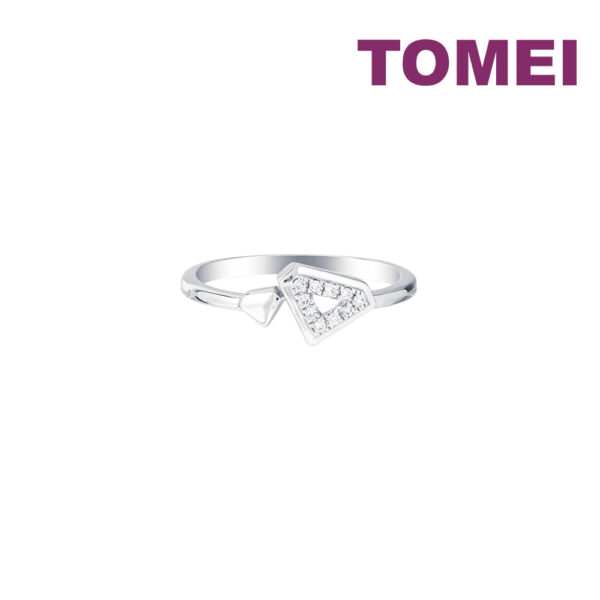 TOMEI Precious Diamond Ring, White Gold 375