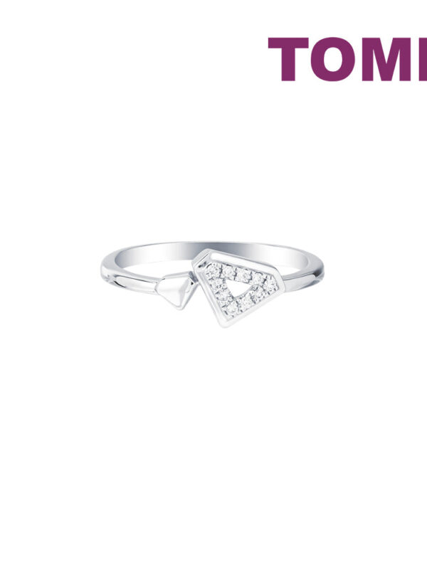 TOMEI Precious Diamond Ring, White Gold 375