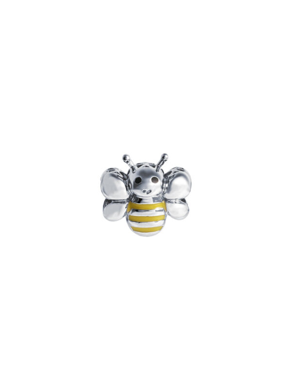 TOMEI Bee Charm, White Gold 585