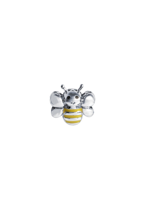 TOMEI Bee Charm, White Gold 585