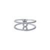 TOMEI Diamond Ring, White Gold 375