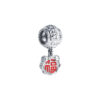 TOMEI Blessing Charm, White Gold 585