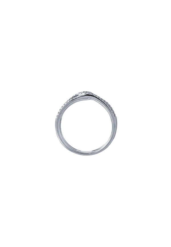 TOMEI Diamond Ring, White Gold 375