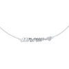 TOMEI Amour Diamond Bracelet, White Gold 375