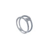 TOMEI Diamond Ring, White Gold 375