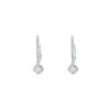TOMEI Dangling Loop Earrings, Diamond White Gold 750