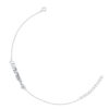 TOMEI Amour Diamond Bracelet, White Gold 375