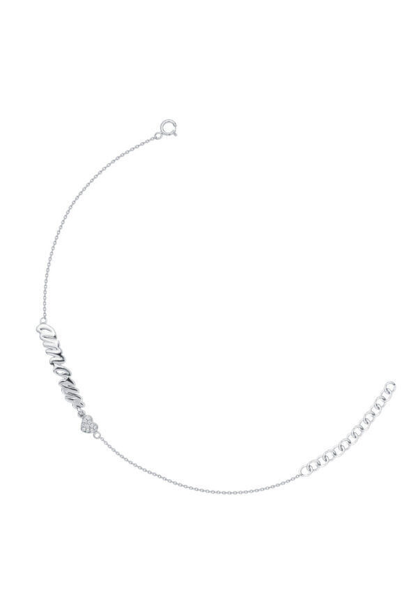 TOMEI Amour Diamond Bracelet, White Gold 375