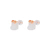 TOMEI Nephrite Collection Earrings, Rose Gold 750